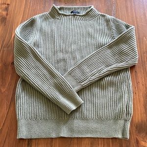 Olive Jcrew Ribbed Sweater